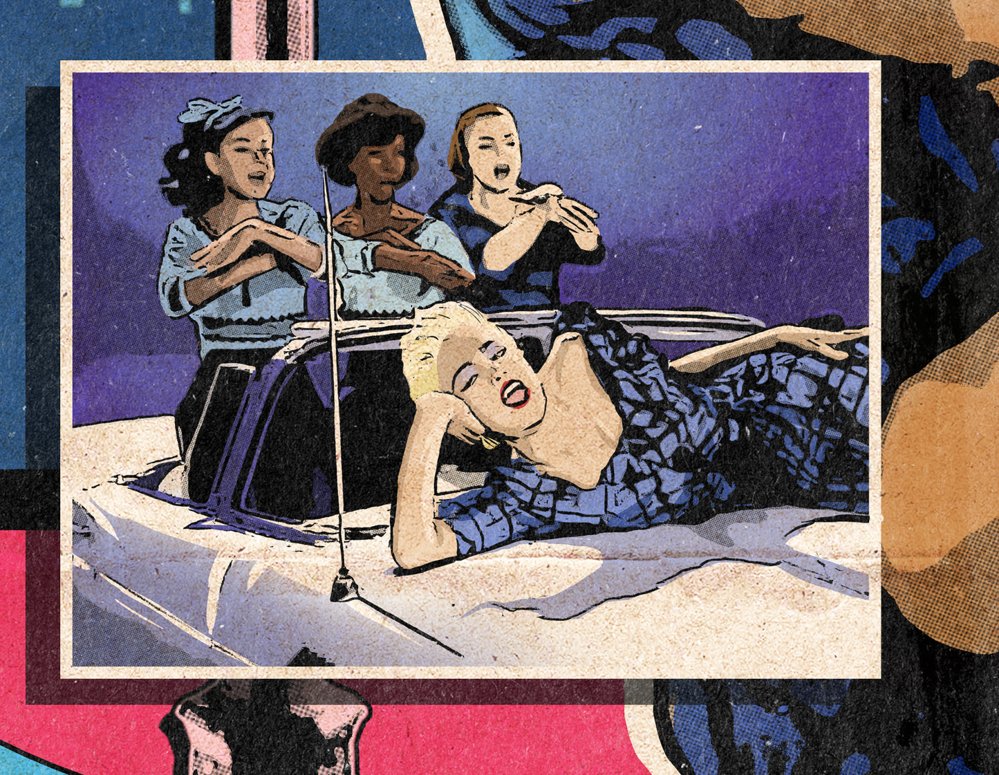 Madonna Print - True Blue Single Comic Cover Art