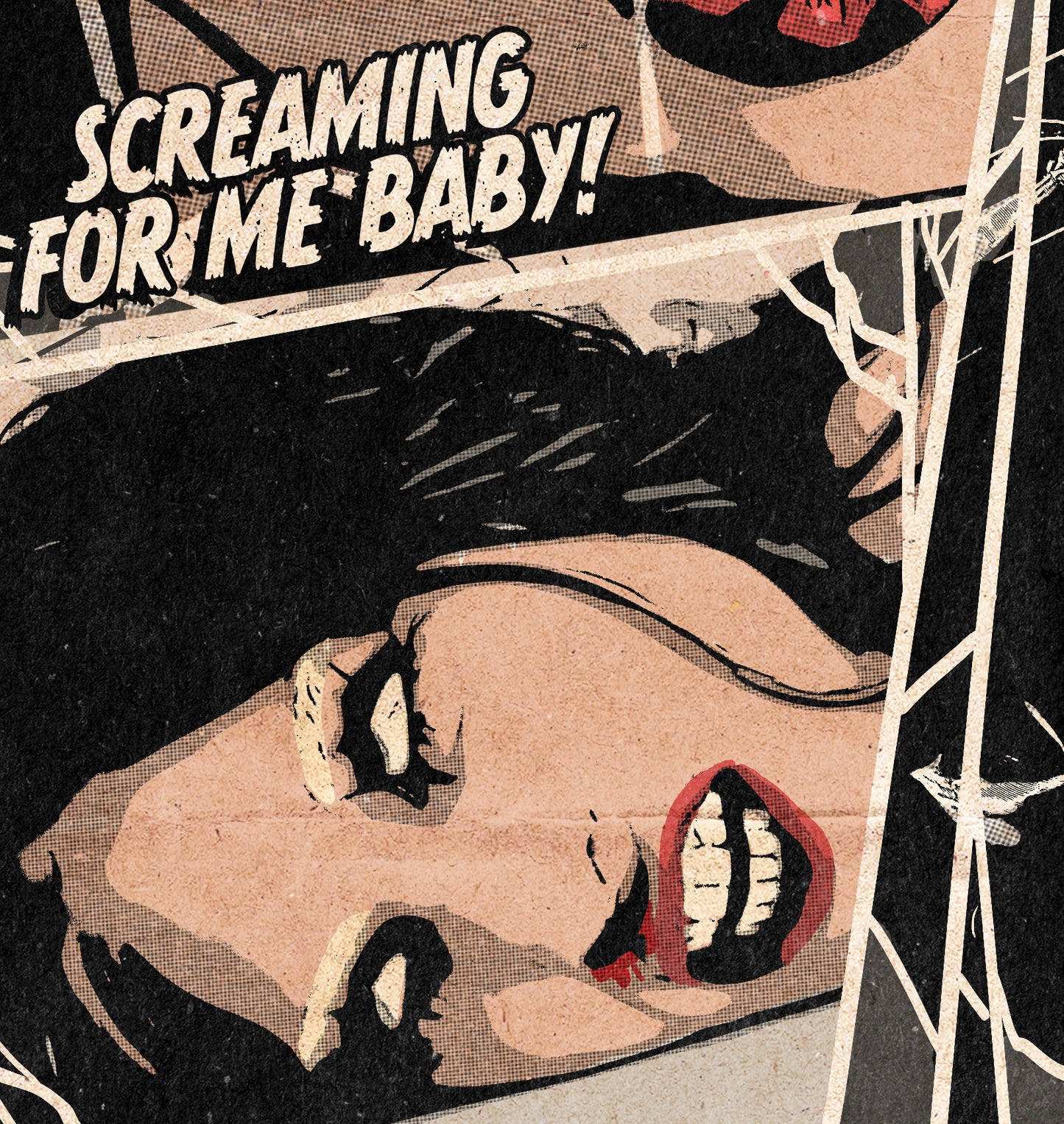 Lady Gaga Print - Disease Comic Cover Art