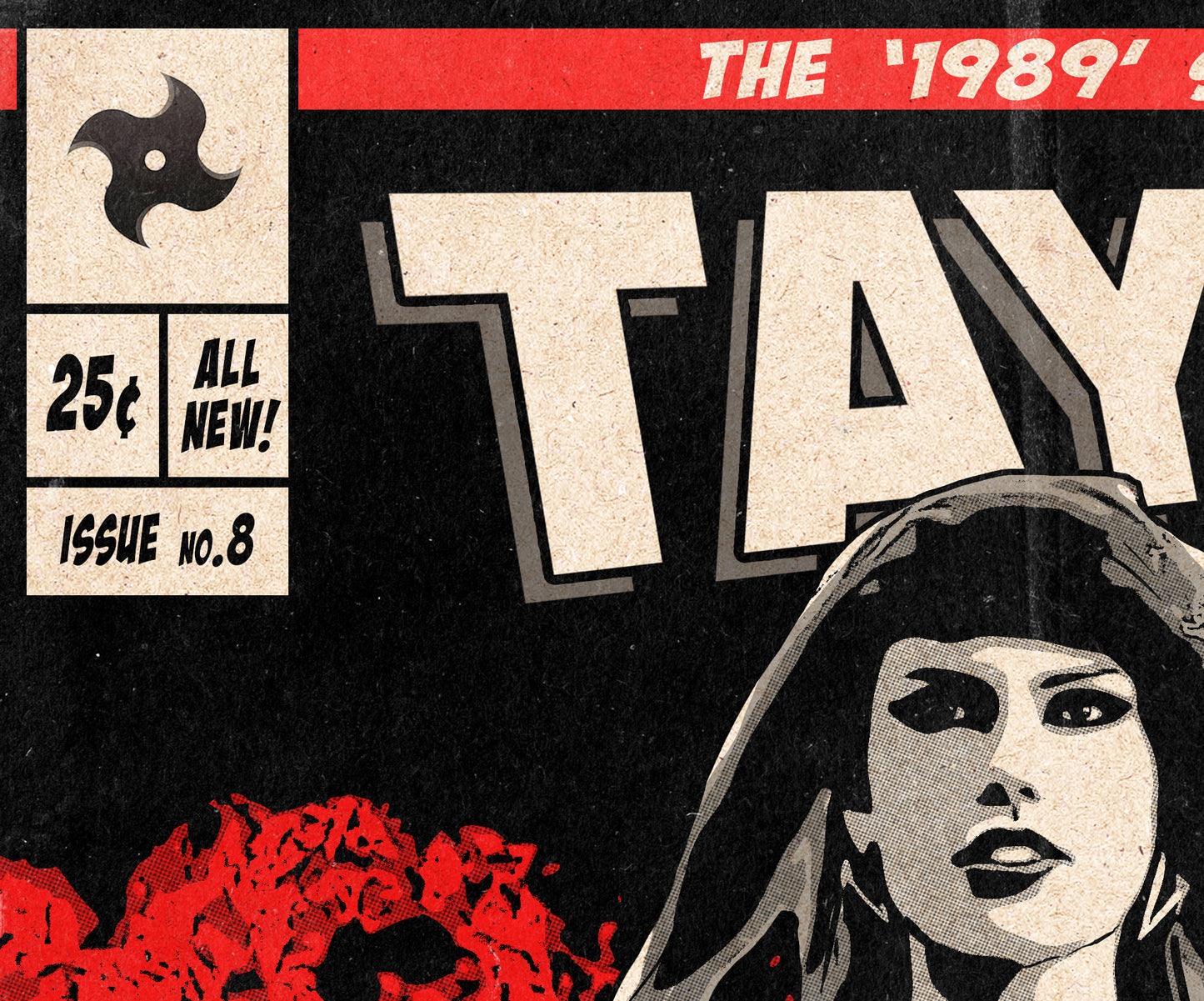Taylor Swift Print - Bad Blood Comic Cover Art