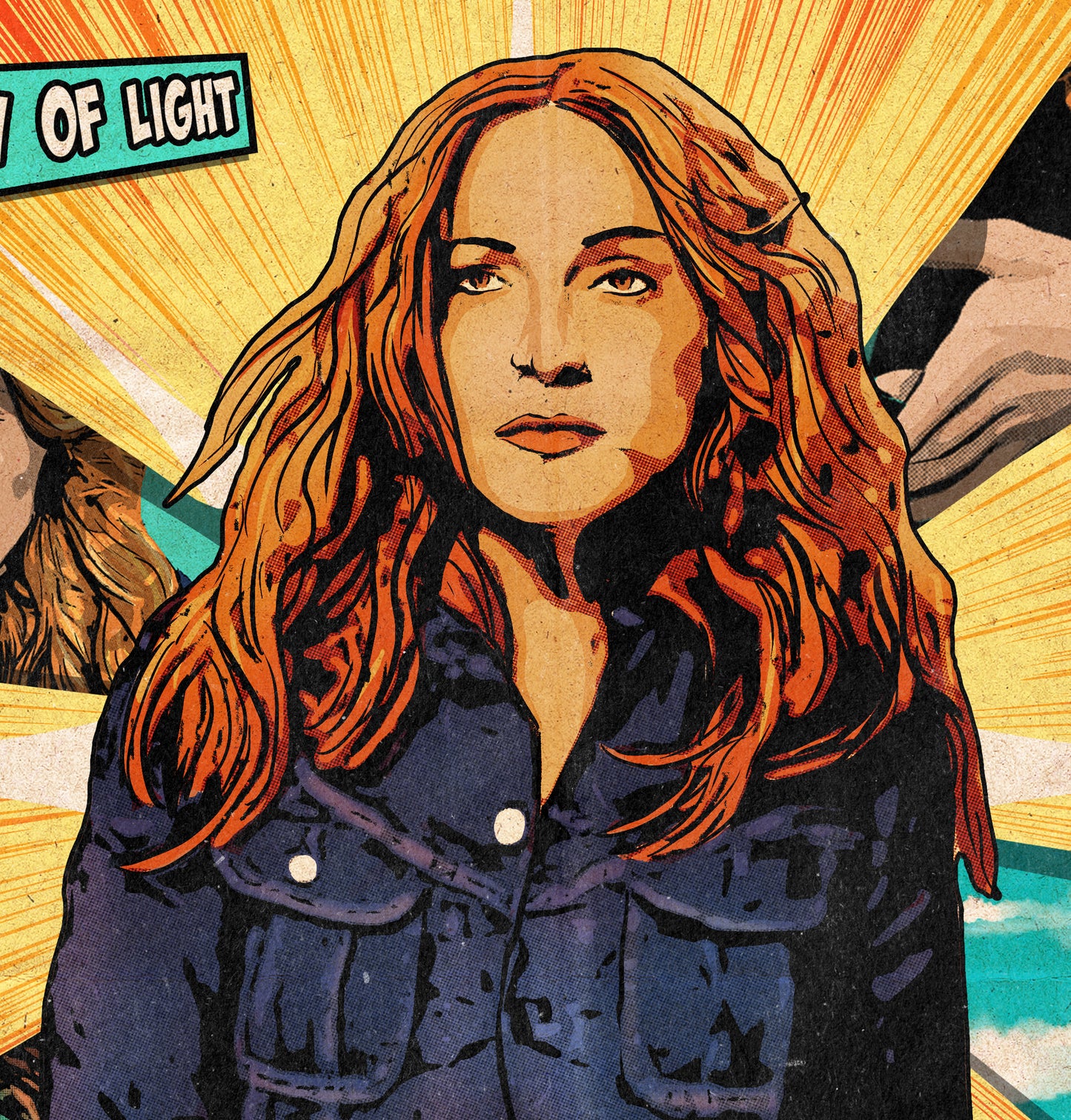 Madonna Print - Ray Of Light Single Comic Cover Art
