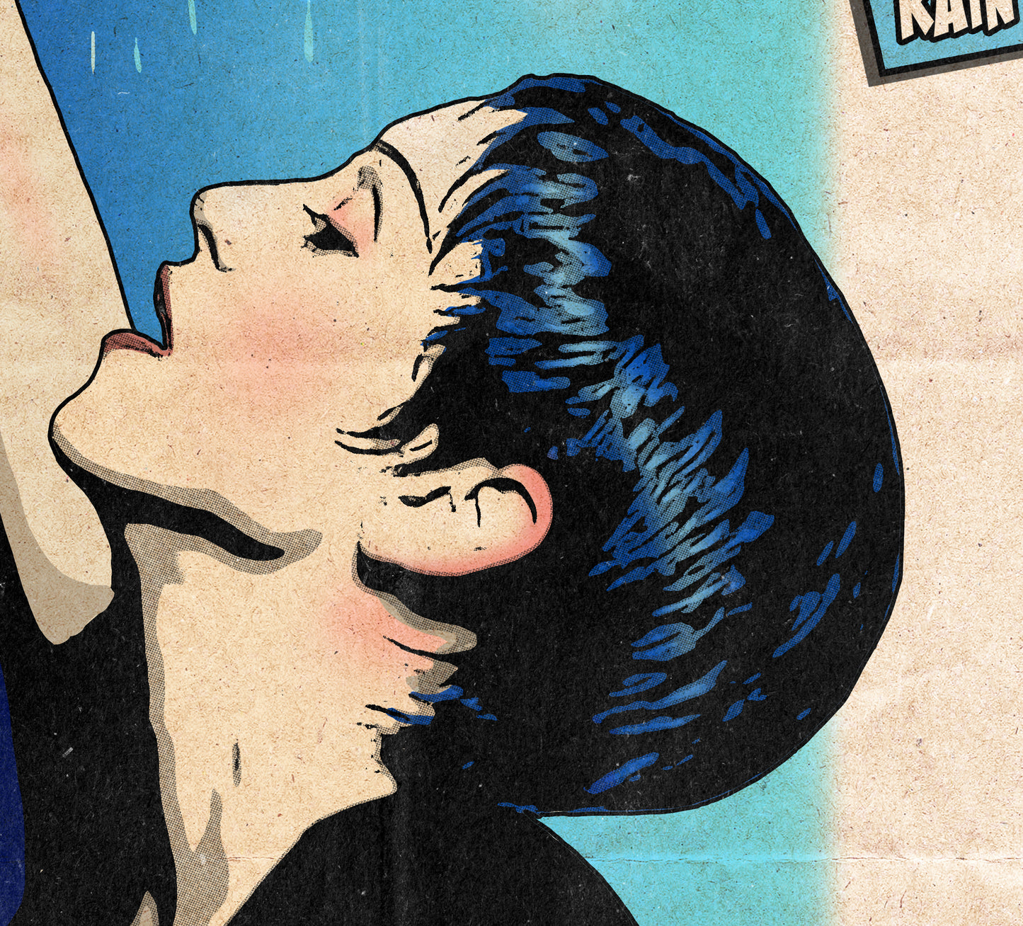 Madonna Print - Rain Comic Cover Art
