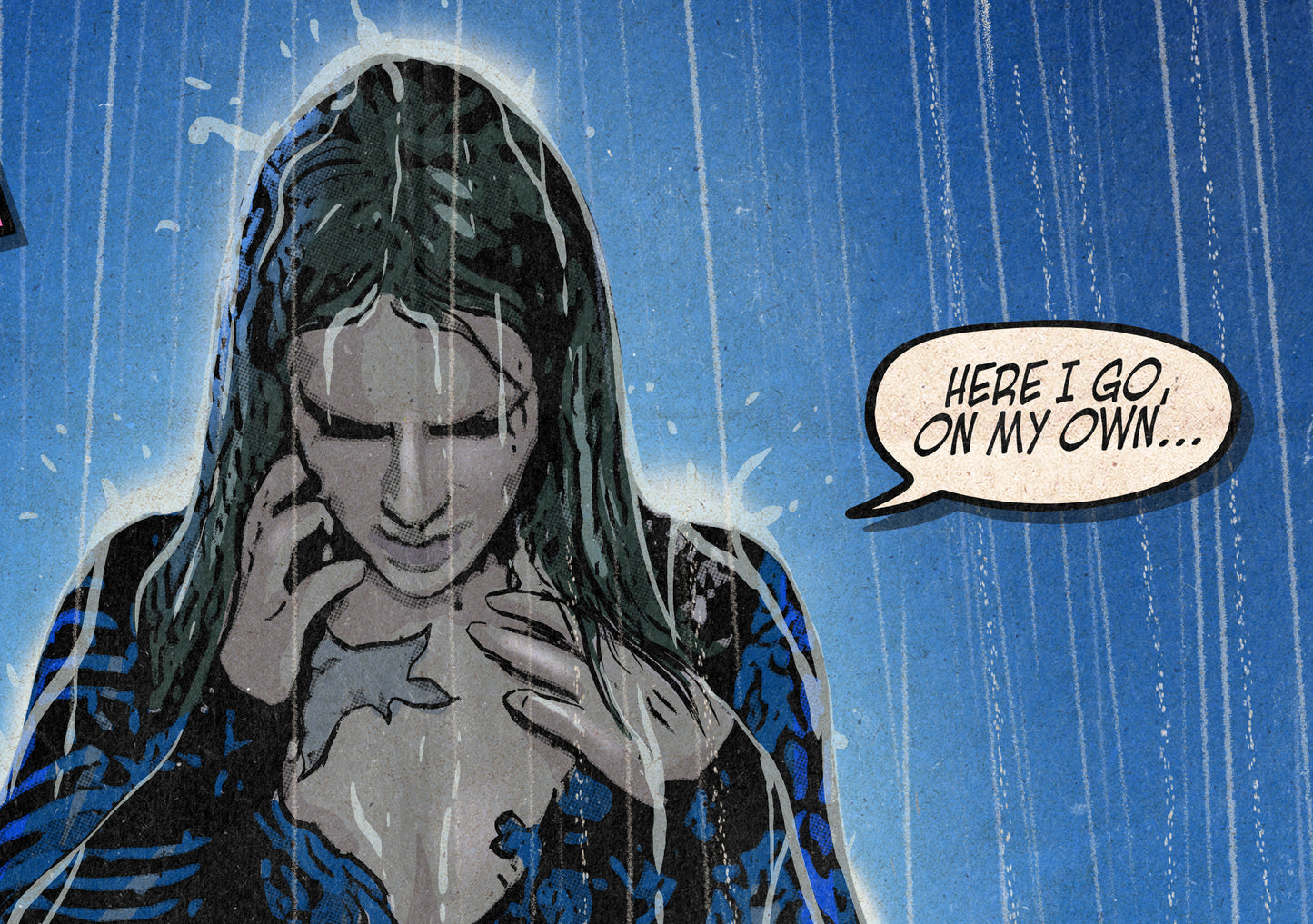 Britney Spears Print - Stronger Comic Cover Art