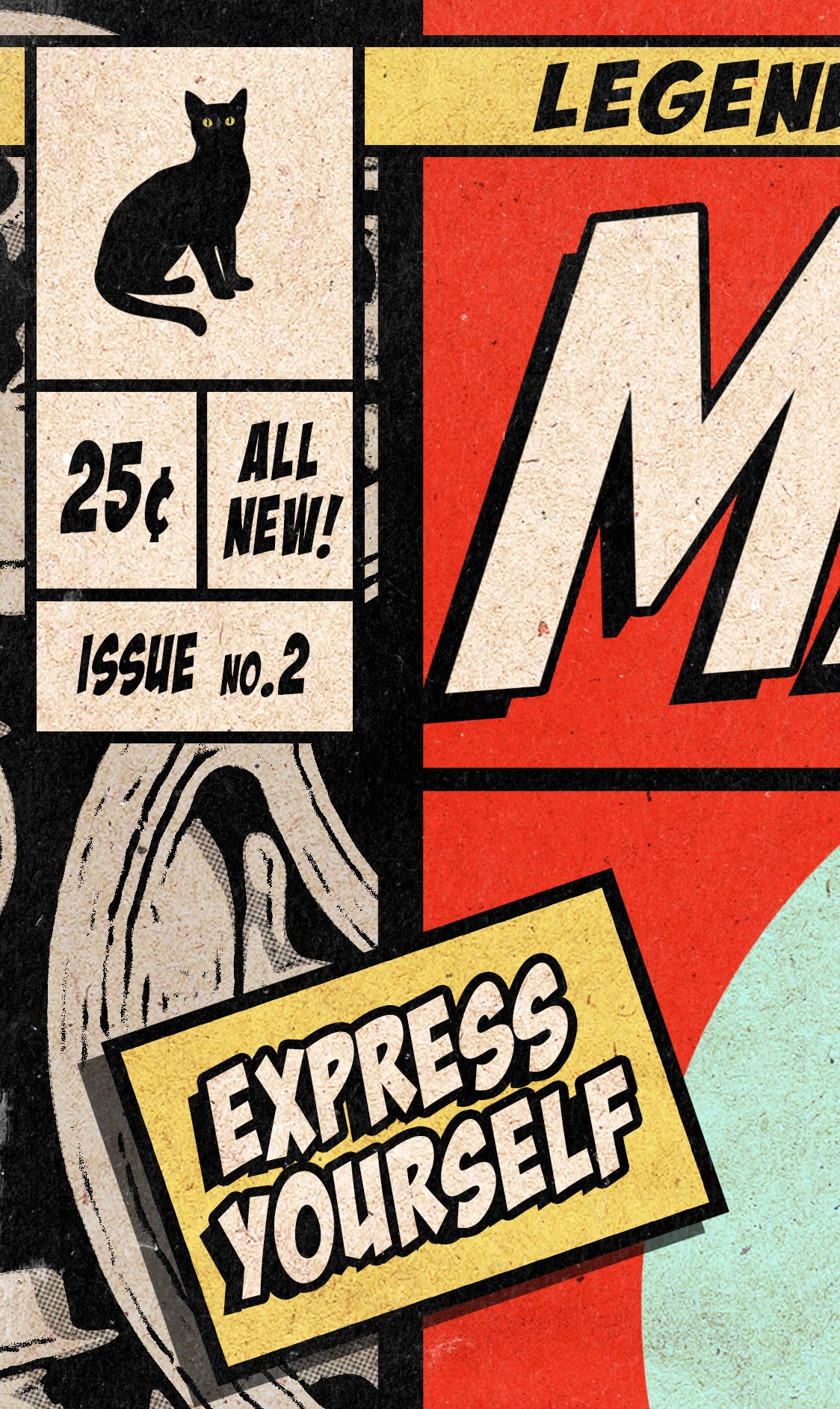 Madonna Print - Express Yourself Comic Cover Art
