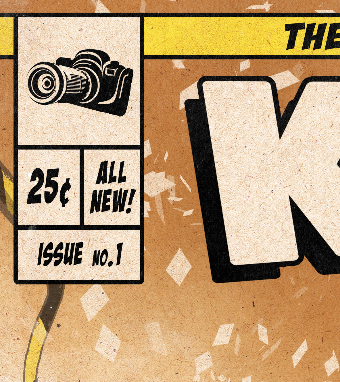 Kylie Minogue Print - Lights Camera Action Comic Cover Art