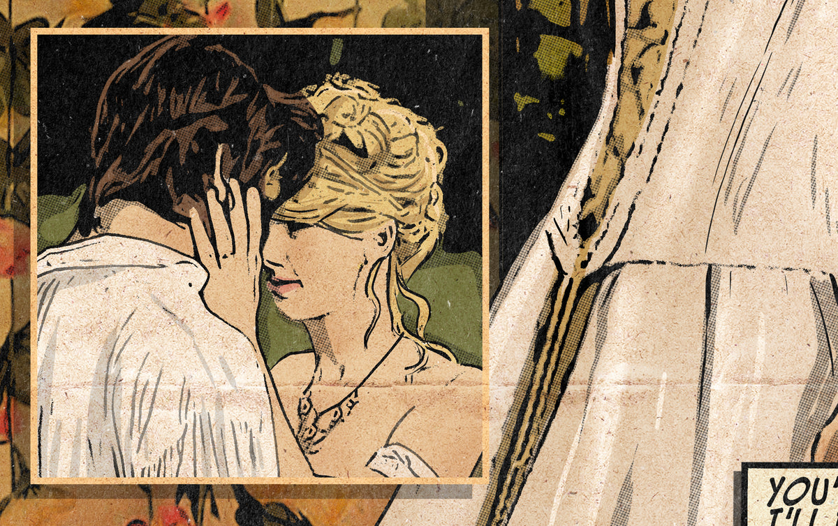 Taylor Swift Print - Love Story Comic Cover Art