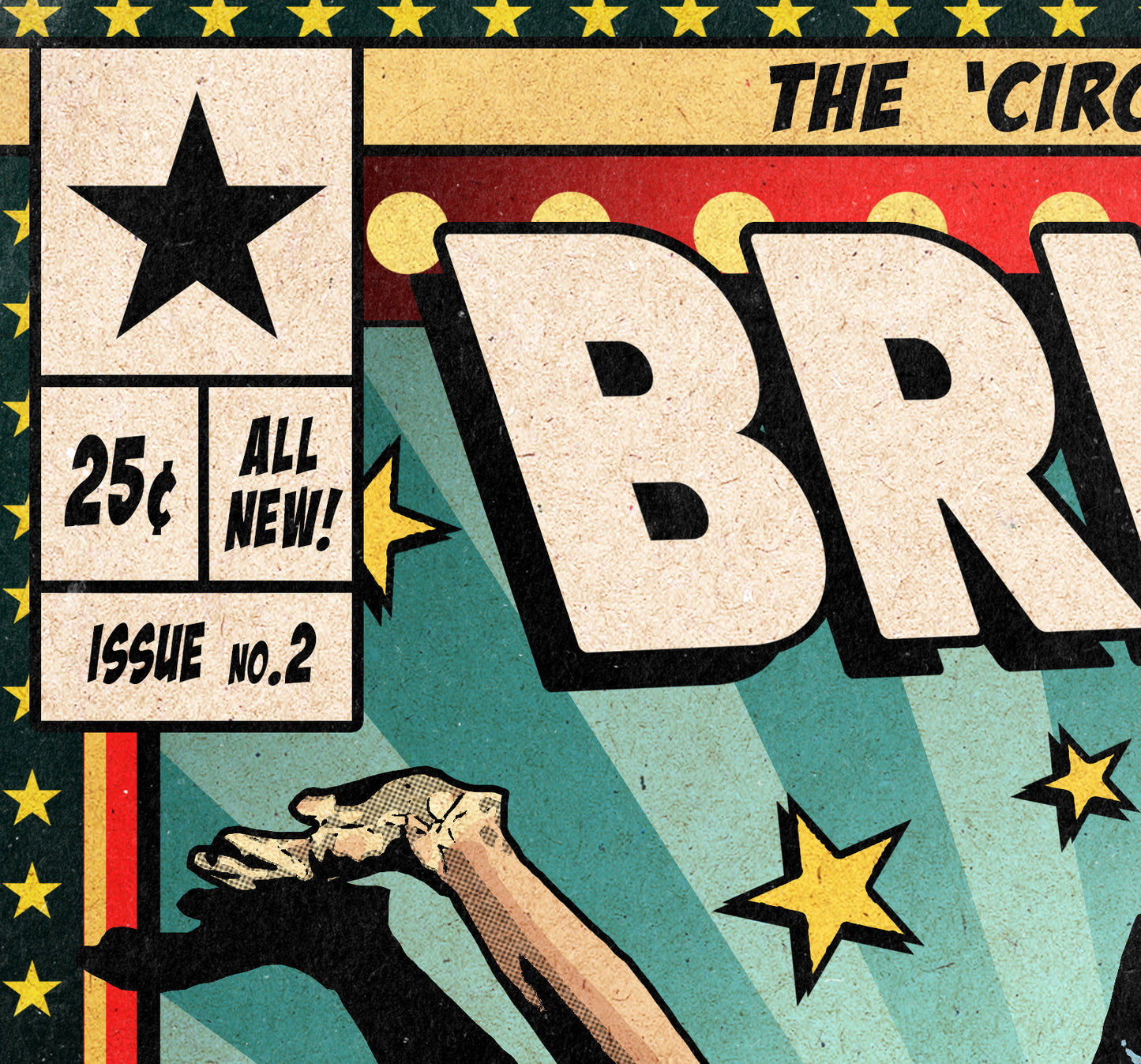 Britney Spears Print - Circus Comic Cover Art