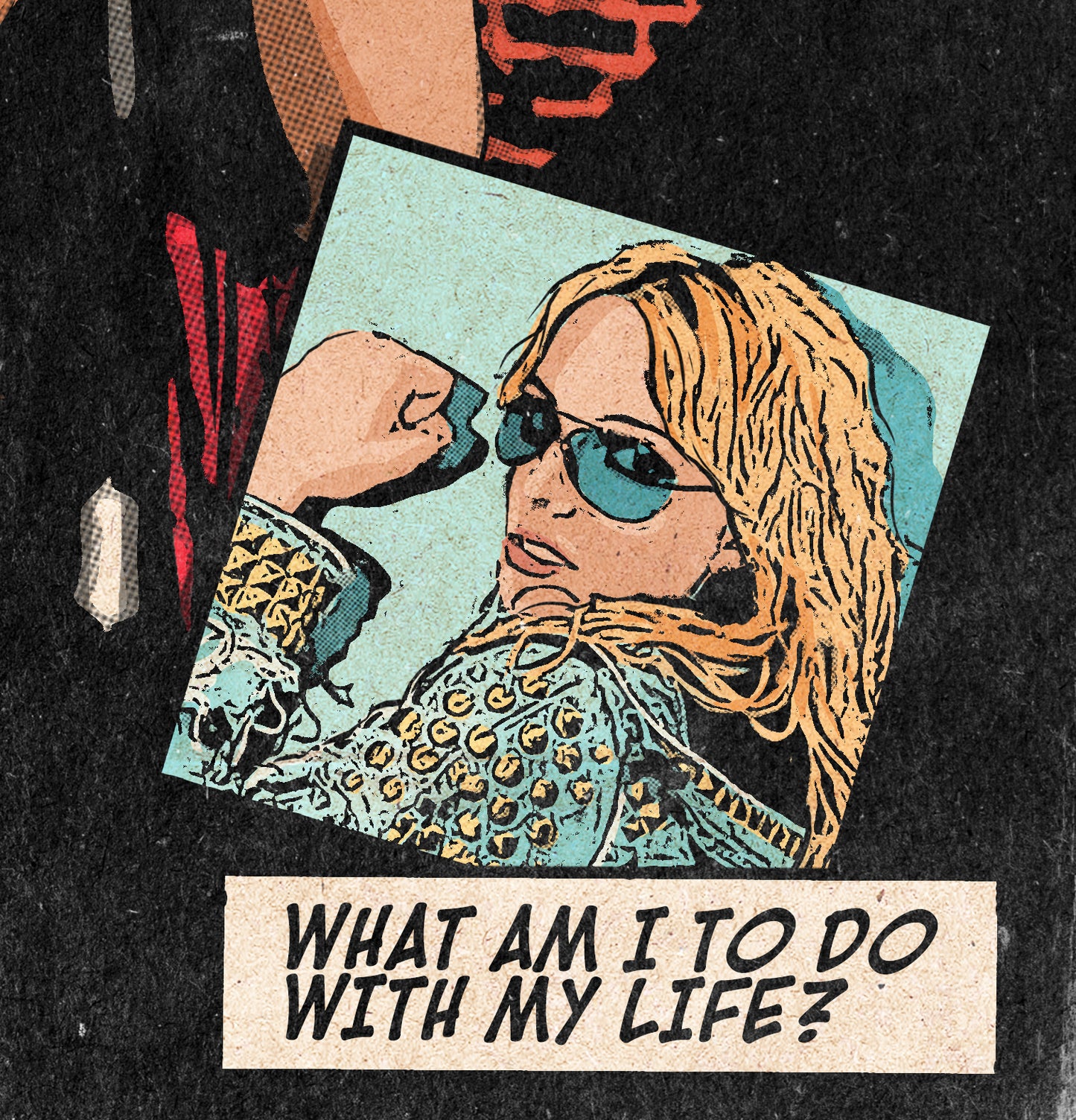 Britney Spears Print - Overprotected Comic Cover Art