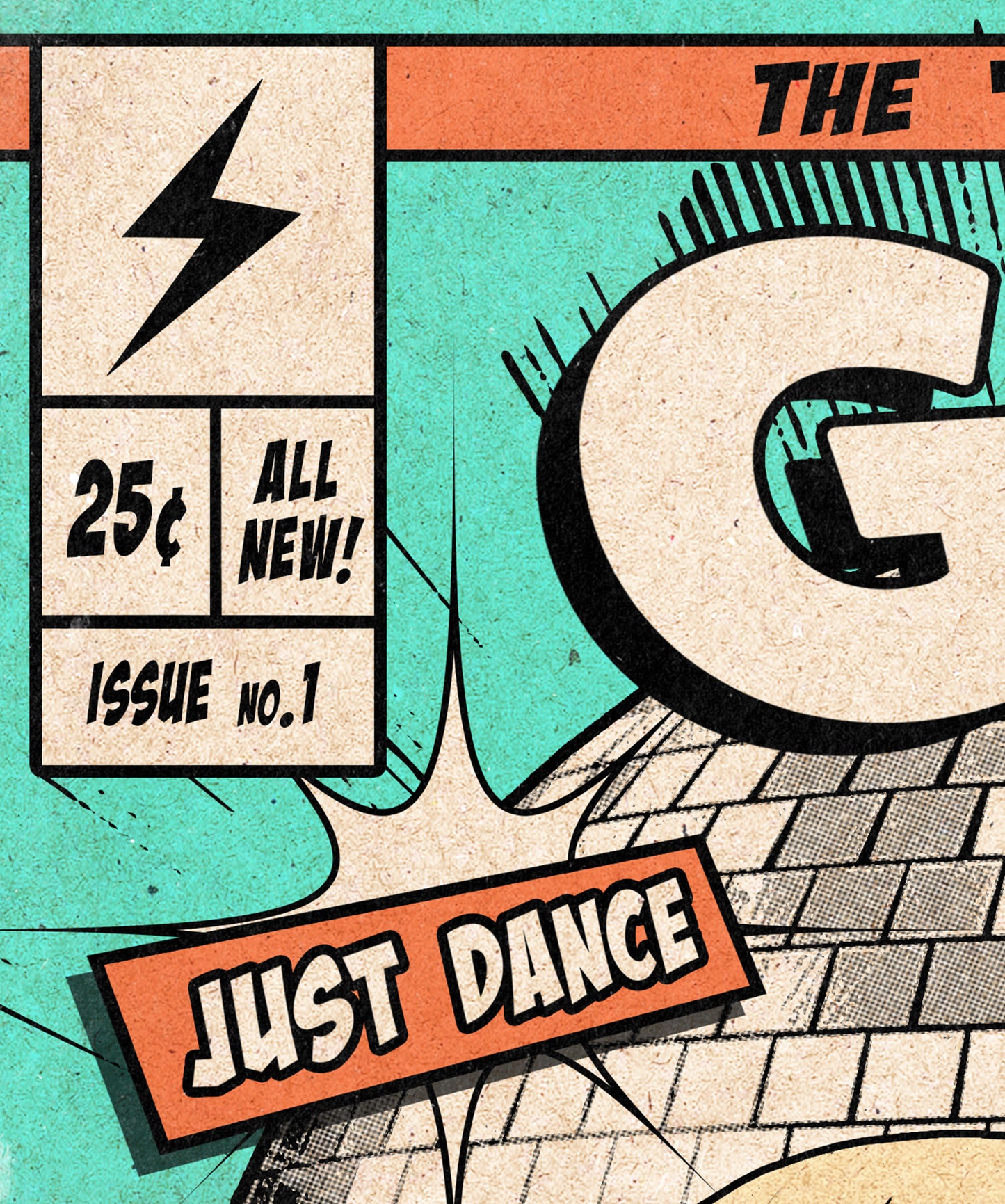 Lady Gaga Print - Just Dance Comic Cover Art