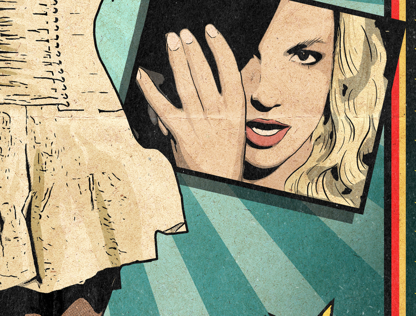 Britney Spears Print - Circus Comic Cover Art