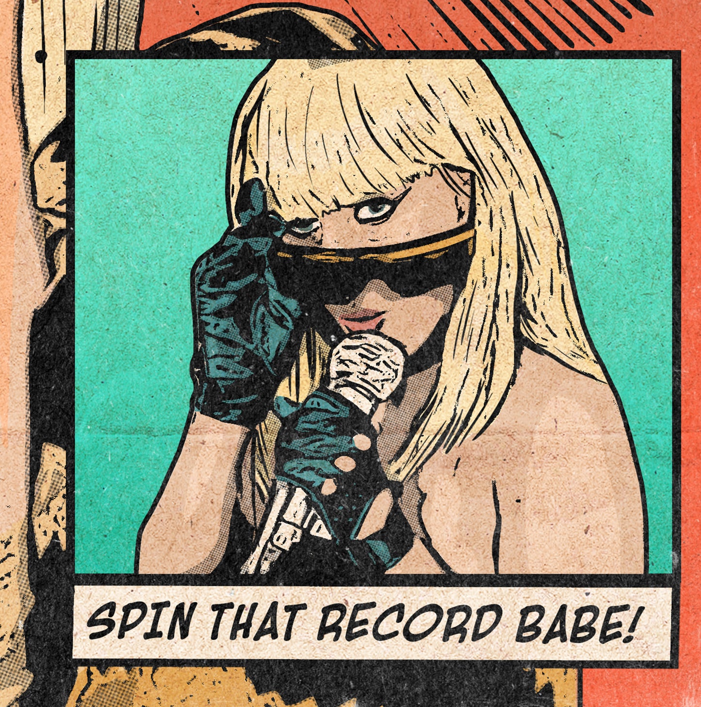 Lady Gaga Print - Just Dance Comic Cover Art