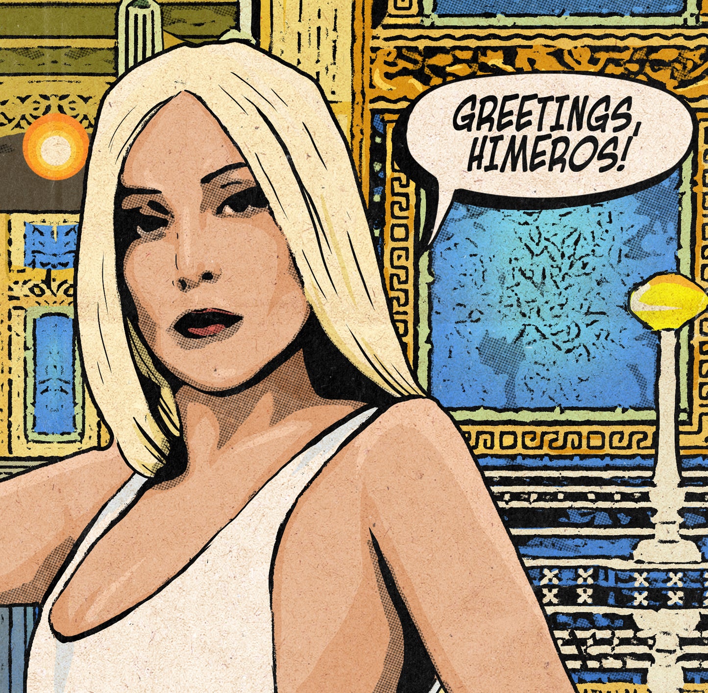 Lady Gaga Print - G.U.Y. Comic Cover Art