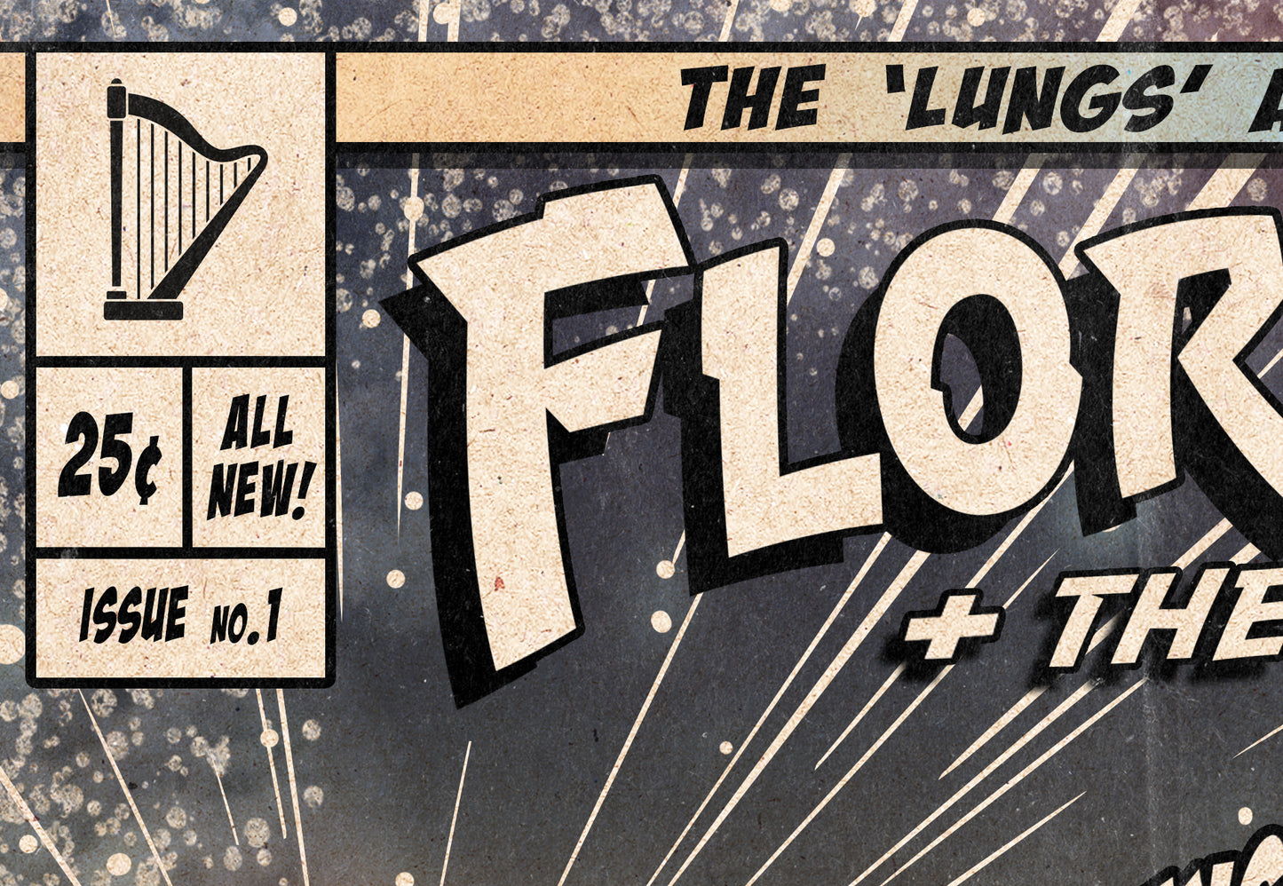 Florence + The Machine Print - Dog Days Are Over Comic Cover Art