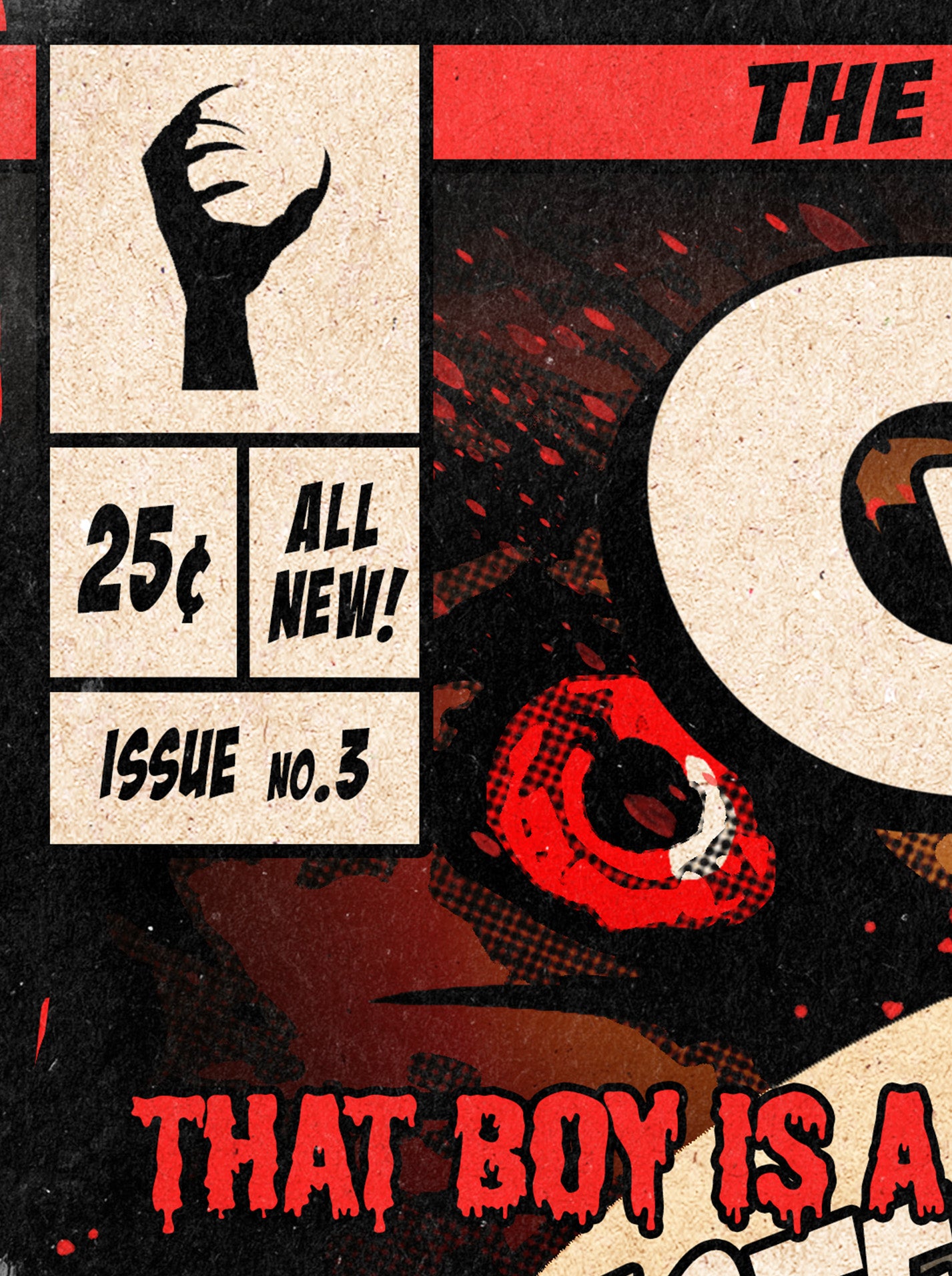 Lady Gaga Print - Monster Comic Cover Art