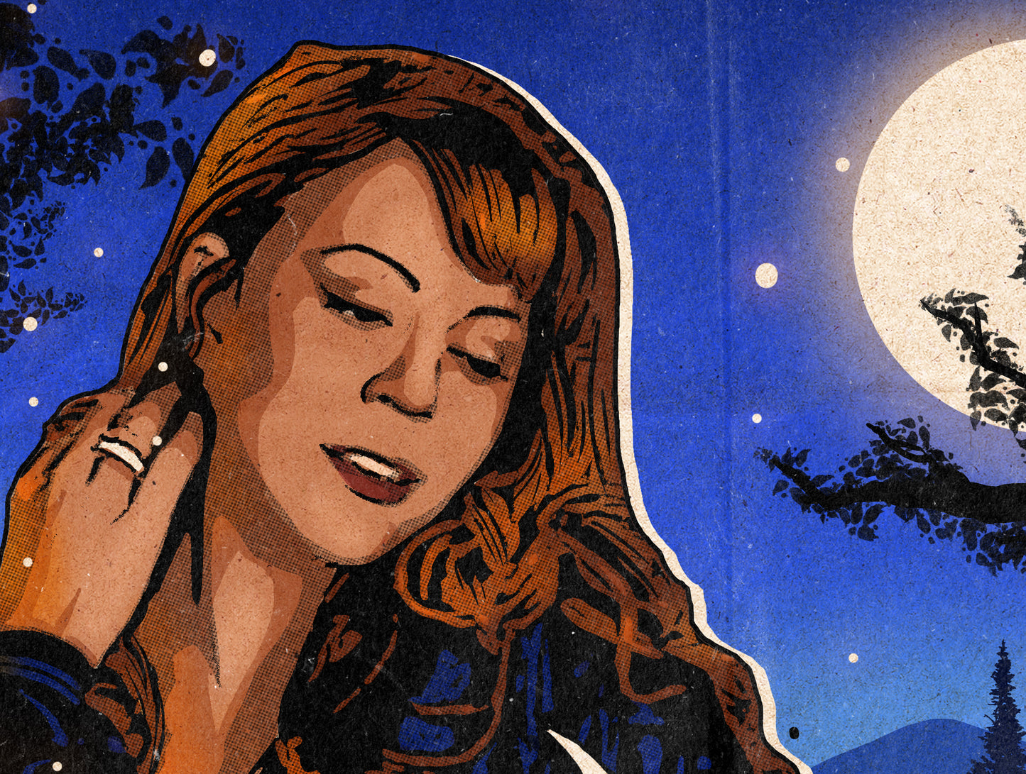 Mariah Carey Print - Always Be My Baby Comic Cover Art