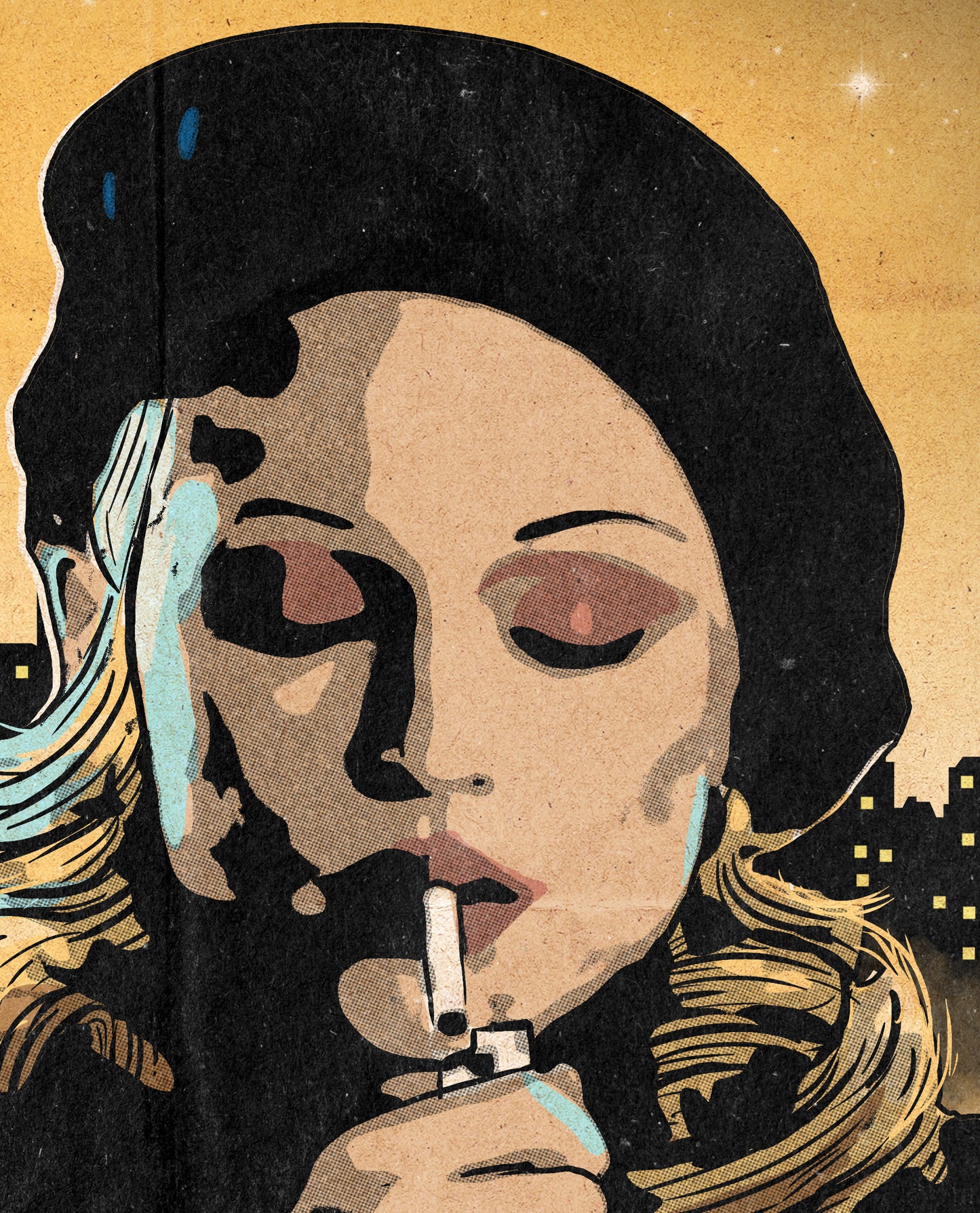 Madonna Print - Bad Girl Comic Cover Art