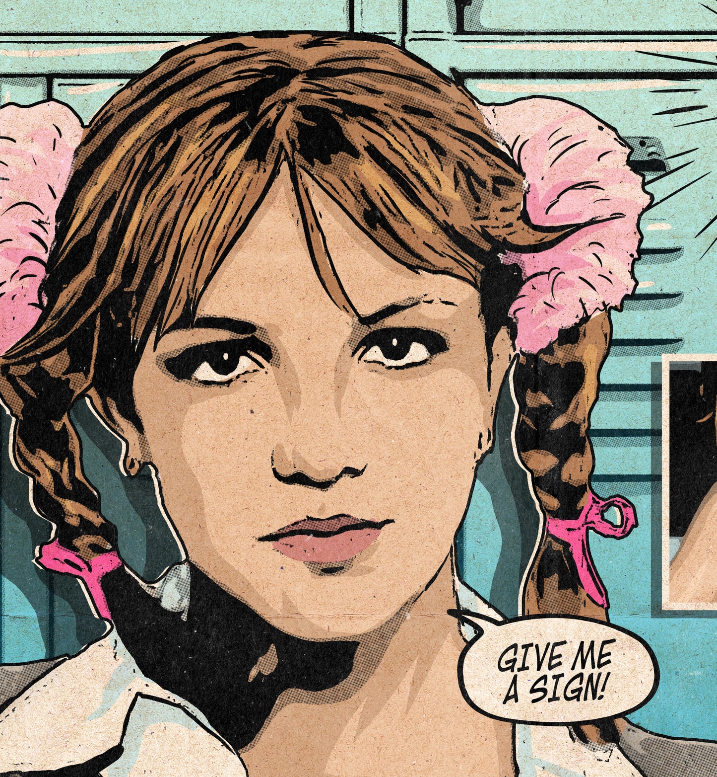 Britney Spears Print - Baby One More Time Comic Cover Art
