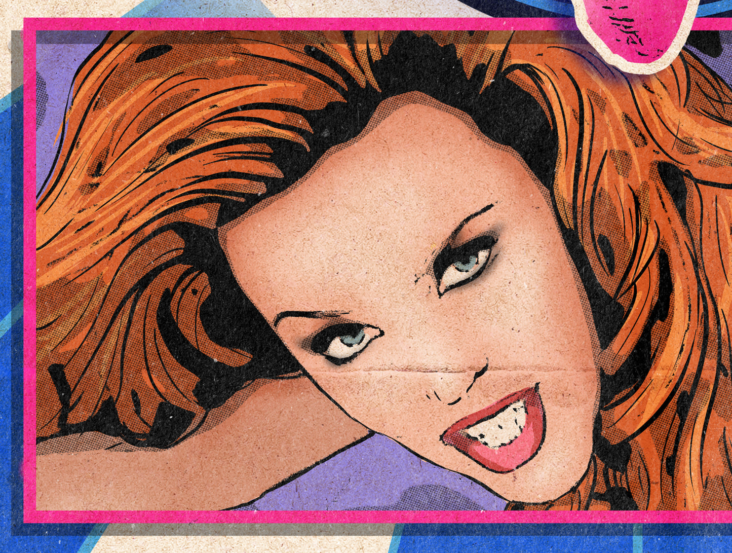 Kylie Minogue Print - Put Yourself In My Place Comic Cover Art