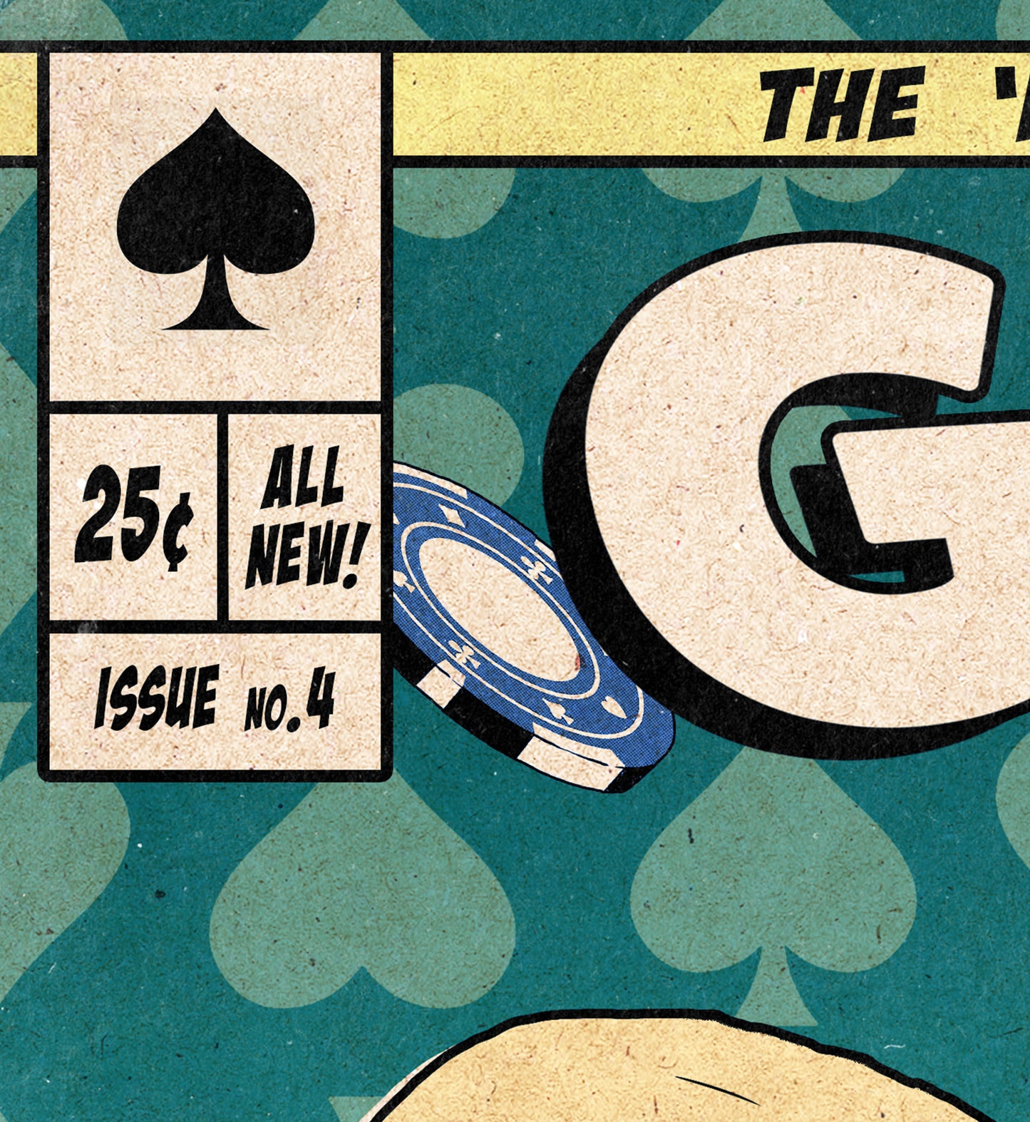 Lady Gaga Print - Poker Face Comic Cover Art