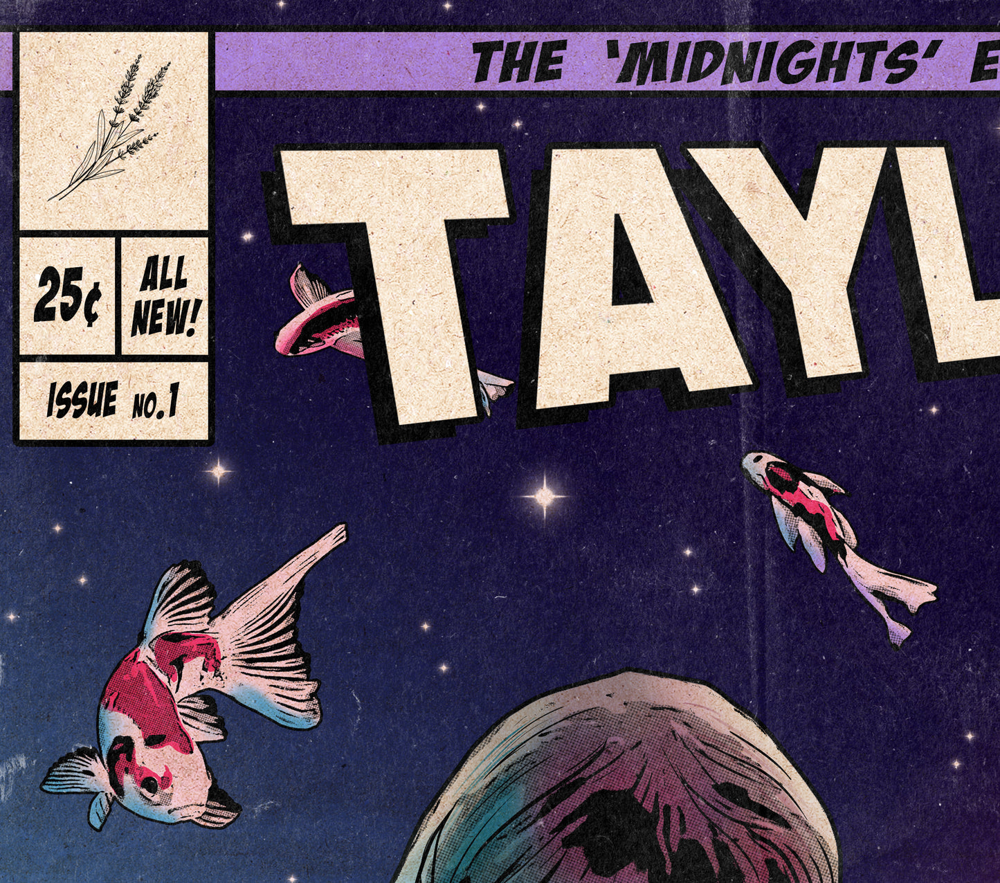Taylor Swift Print - Lavender Haze Comic Cover Art