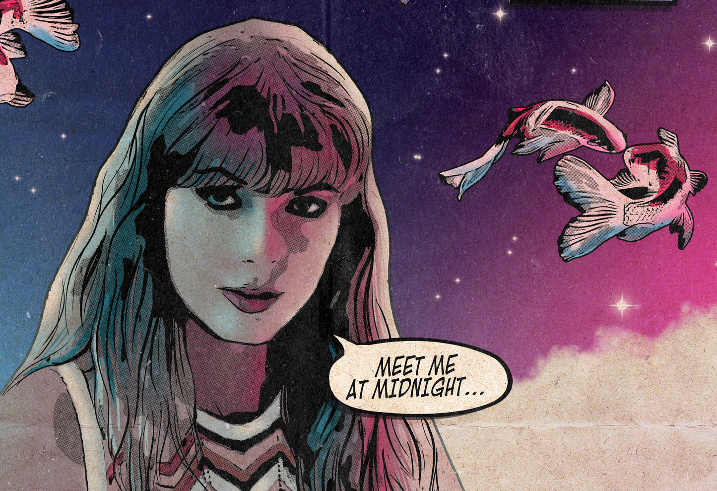 Taylor Swift Print - Lavender Haze Comic Cover Art