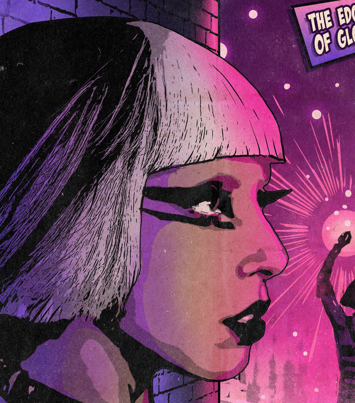 Lady Gaga Print - The Edge Of Glory Comic Cover Art