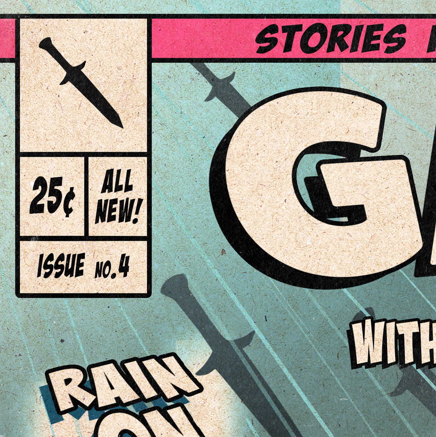 Lady Gaga Print - Rain On Me Comic Cover Art
