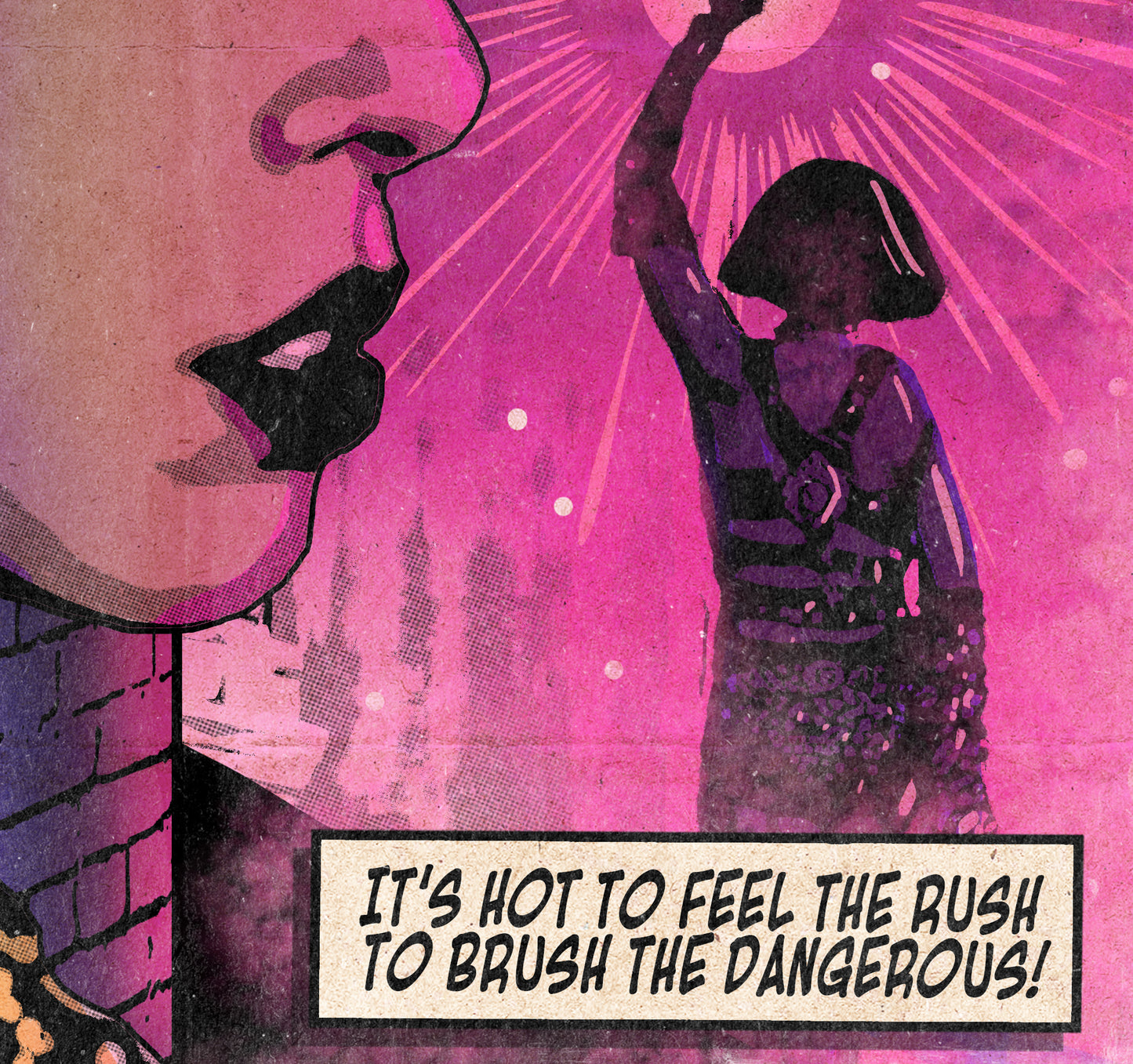 Lady Gaga Print - The Edge Of Glory Comic Cover Art