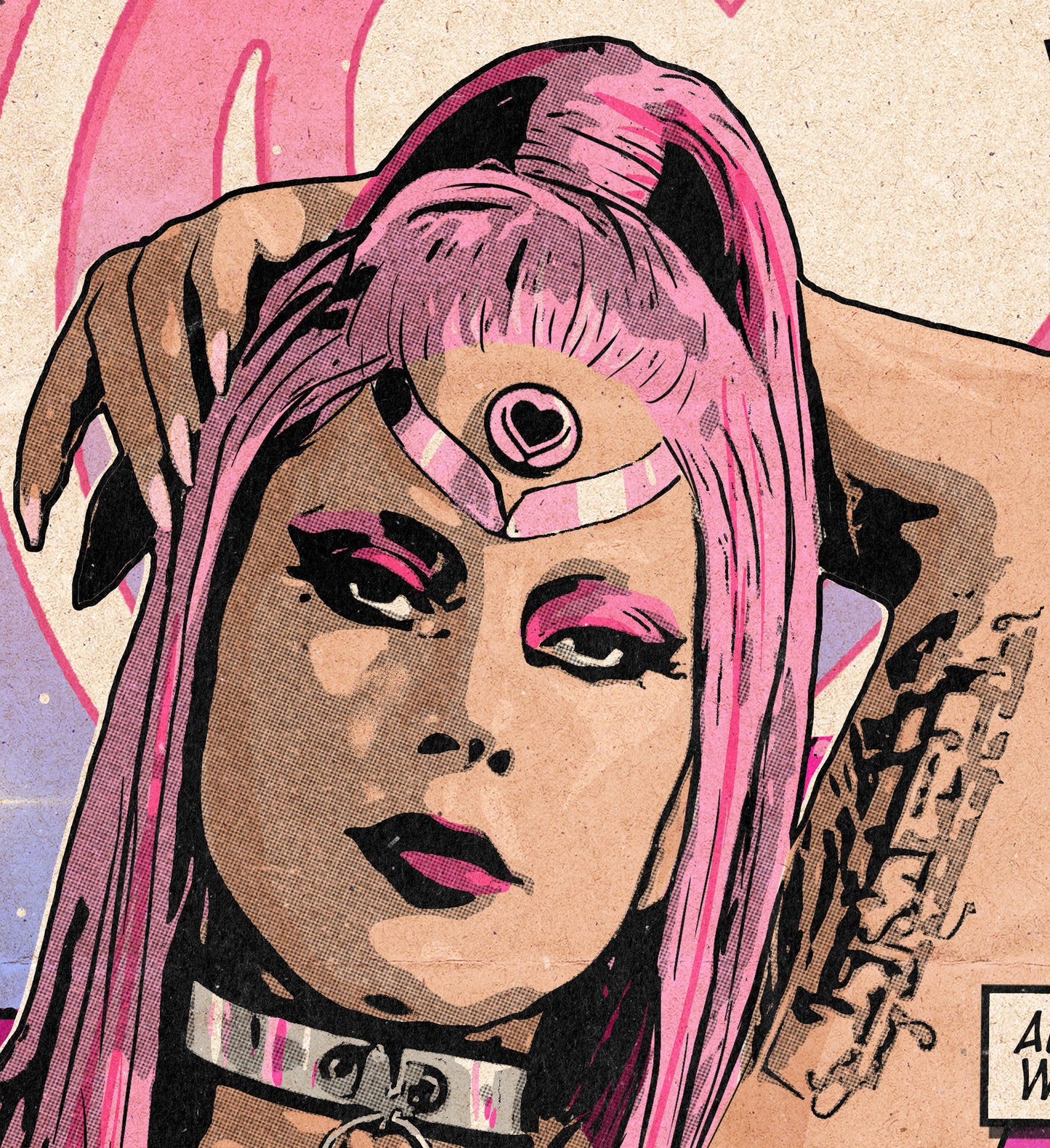 Lady Gaga Print - Stupid Love Comic Cover Art