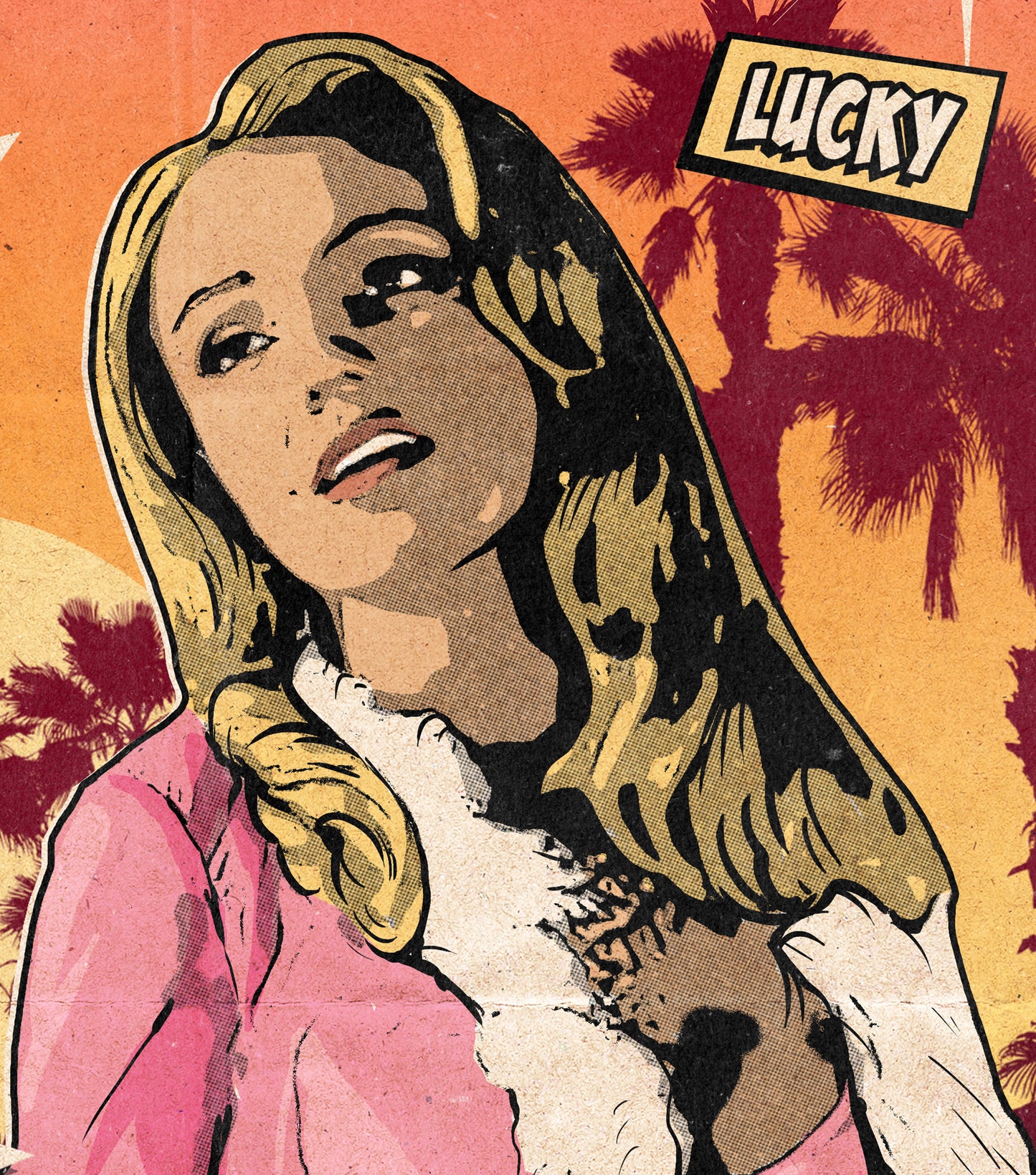 Britney Spears Print - Lucky Comic Cover Art