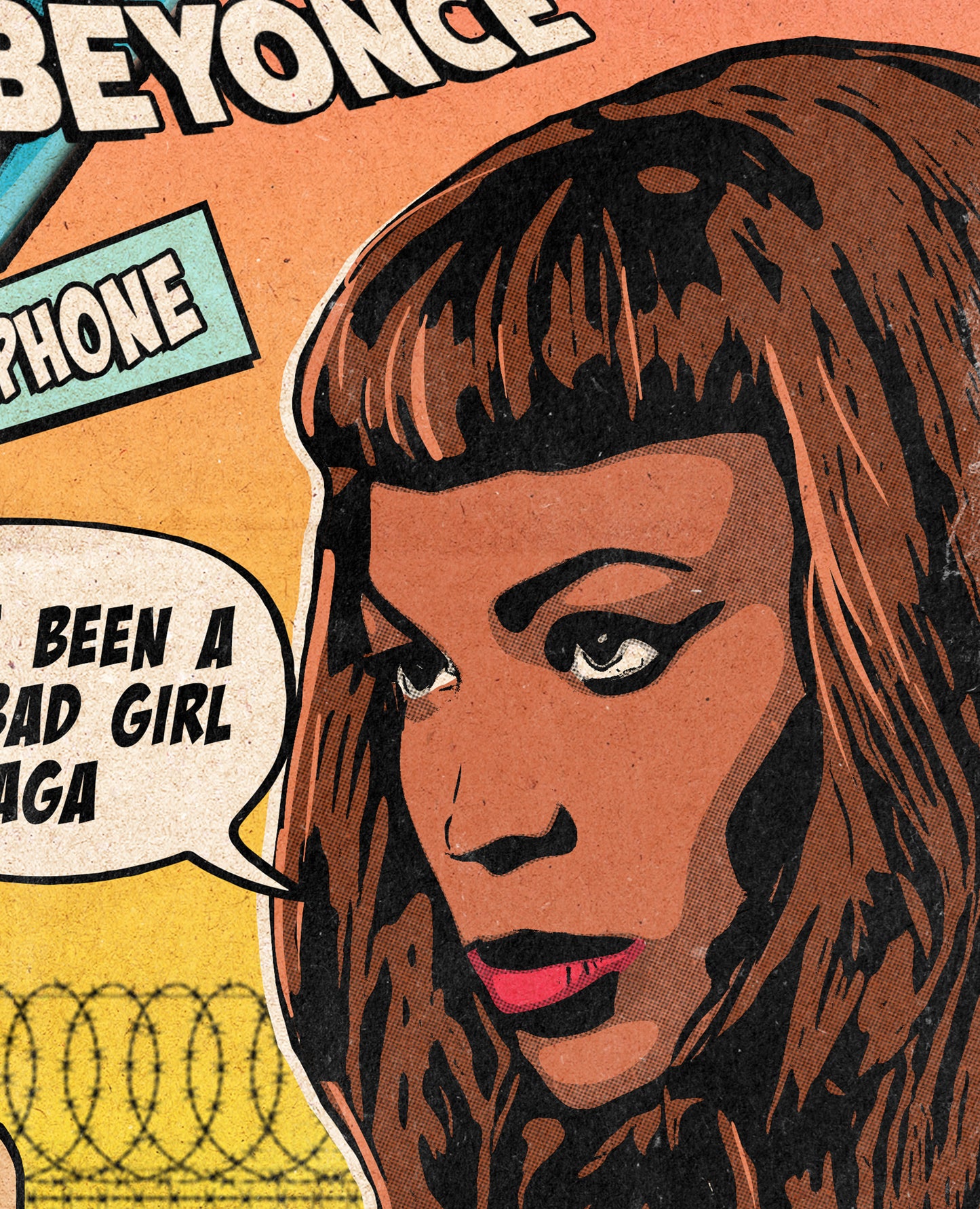 Lady Gaga & Beyonce Print - Telephone Comic Cover Art