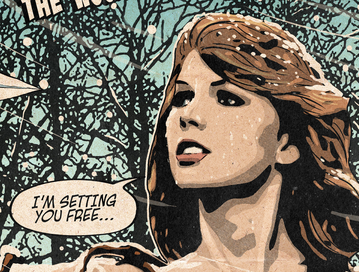 Taylor Swift Print - Out Of The Woods Comic Cover Art
