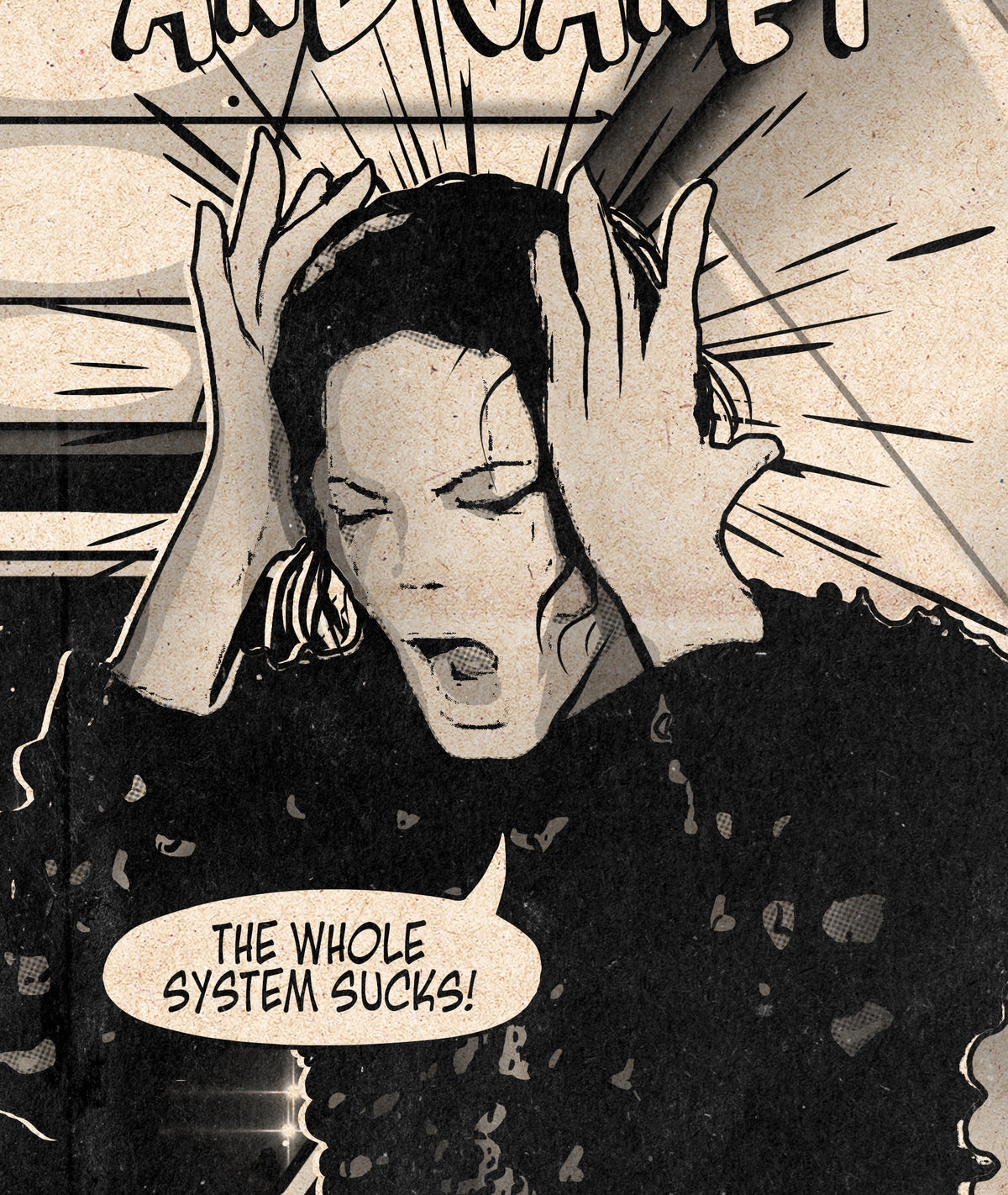 Michael & Janet Jackson Print - Scream Comic Cover Art