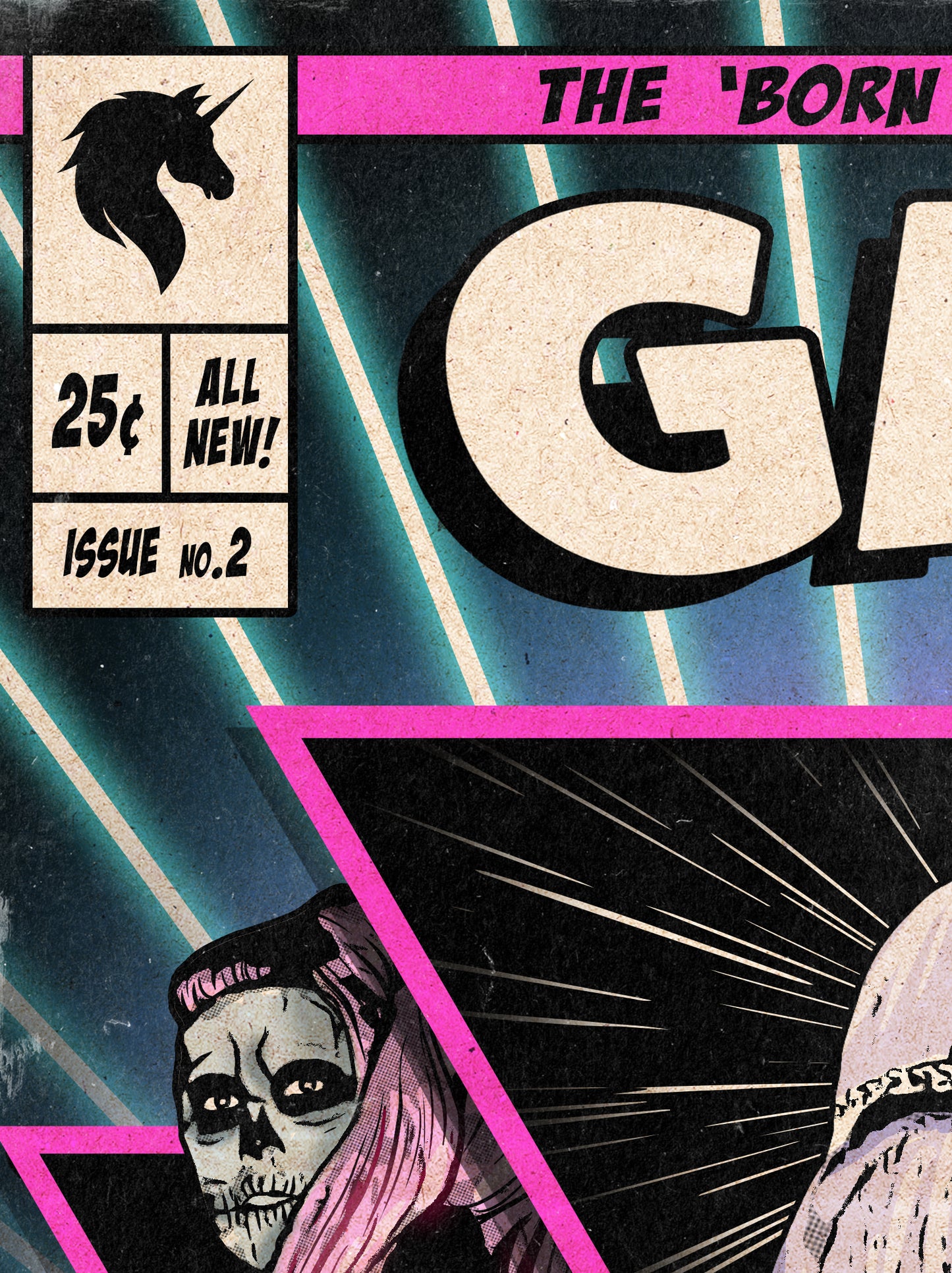 Lady Gaga Print - Born This Way Comic Cover Art