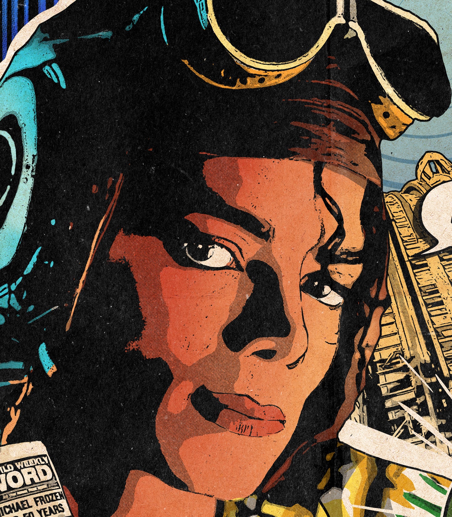 Michael Jackson Print - Leave Me Alone Comic Cover Art