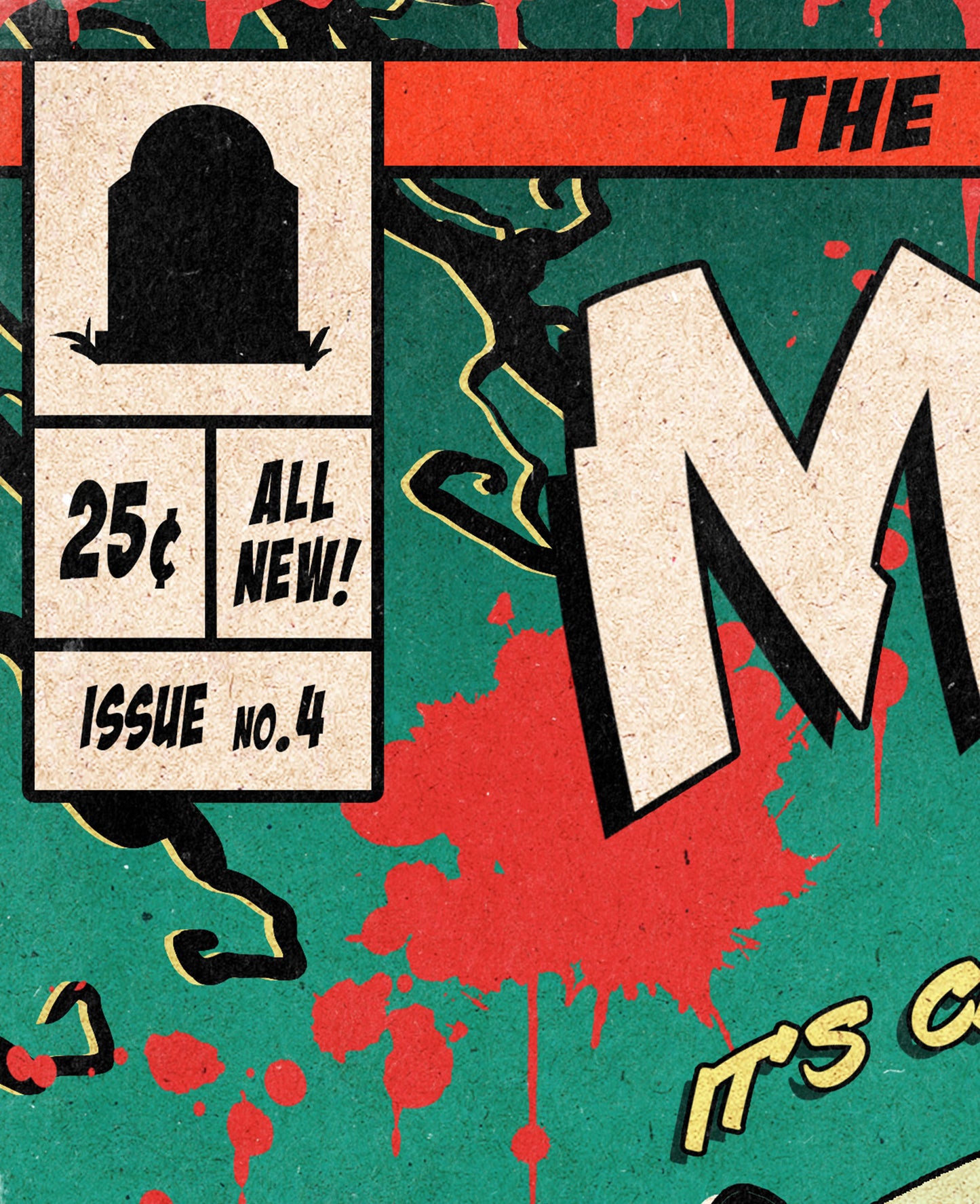 Michael Jackson Print - Thriller Comic Cover Art