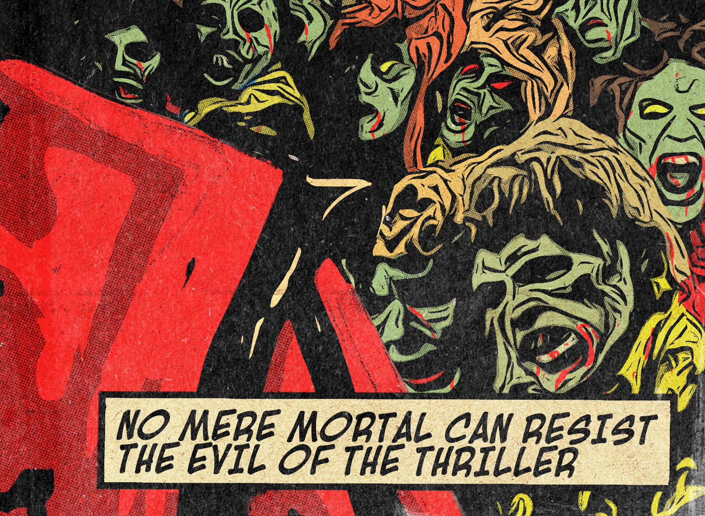 Michael Jackson Print - Thriller Comic Cover Art