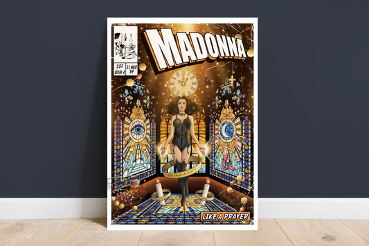 Madonna Print - Like A Prayer Comic Cover Art