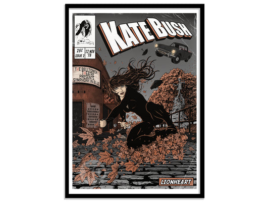 Kate Bush Print - Lionheart Comic Cover Art