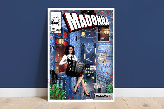 Madonna Print - Madame X Comic Cover Art
