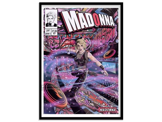 Madonna Print - The First Album Comic Cover Art