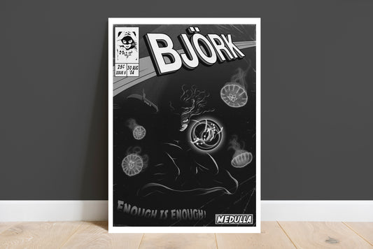 Björk Print - Medulla Comic Cover Art