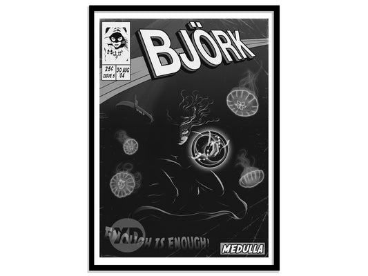 Björk Print - Medulla Comic Cover Art