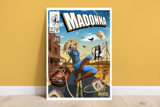 Madonna Print - Music Comic Cover Art