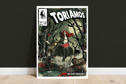 Tori Amos Print - Native Invader Comic Cover Art