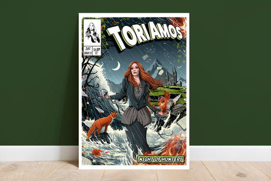 Tori Amos Print - Night Of Hunters Comic Cover Art