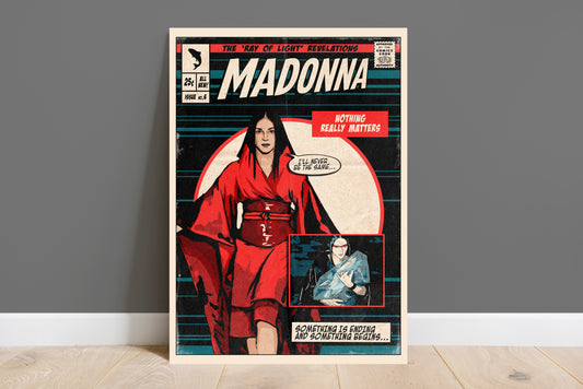 Madonna Print - Nothing Really Matters Comic Cover Art