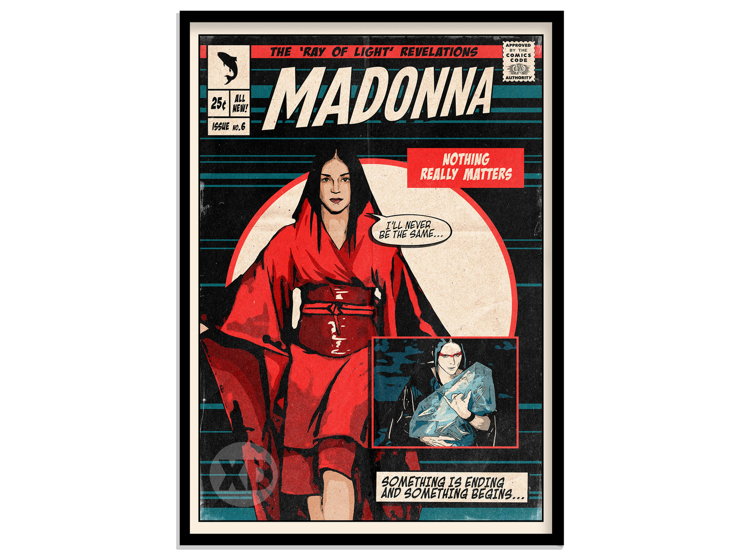 Madonna Print - Nothing Really Matters Comic Cover Art