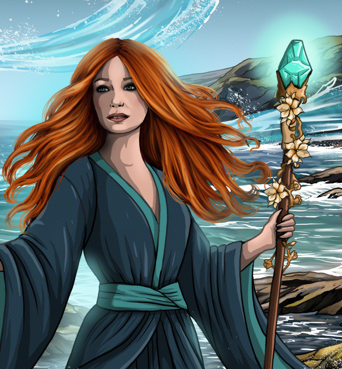 Tori Amos Print - Ocean To Ocean Comic Cover Art