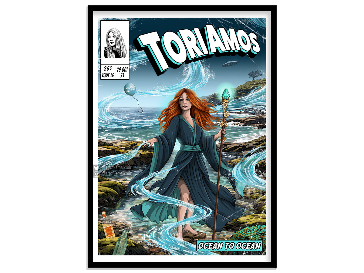 Tori Amos Print - Ocean To Ocean Comic Cover Art