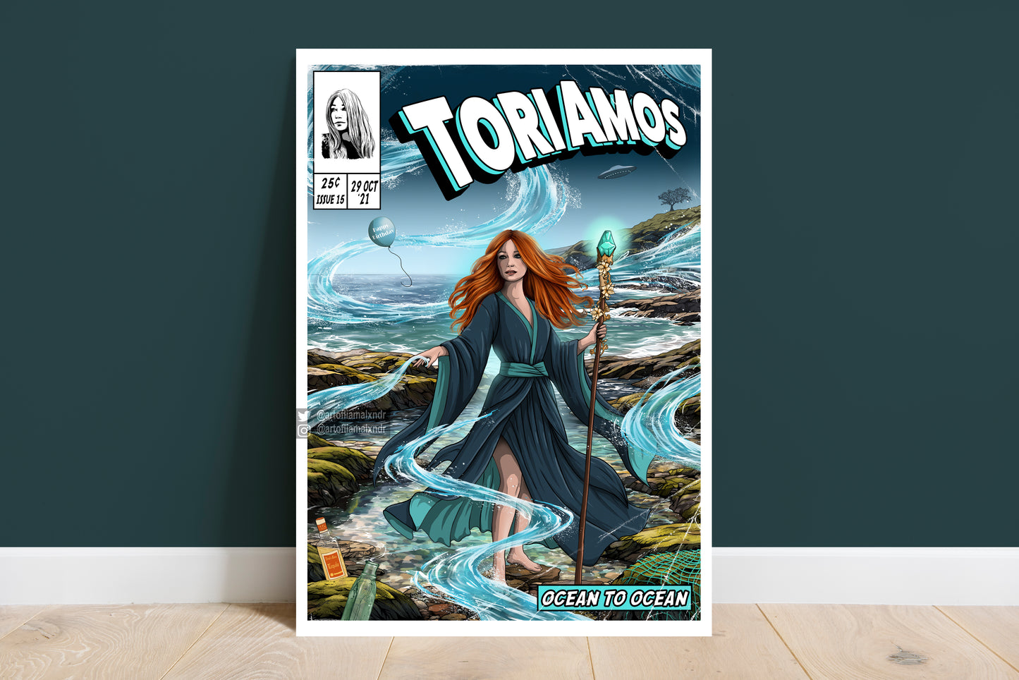Tori Amos Album Collection - 16 Comic Cover Art Prints
